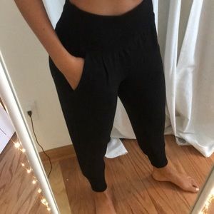 Black joggers